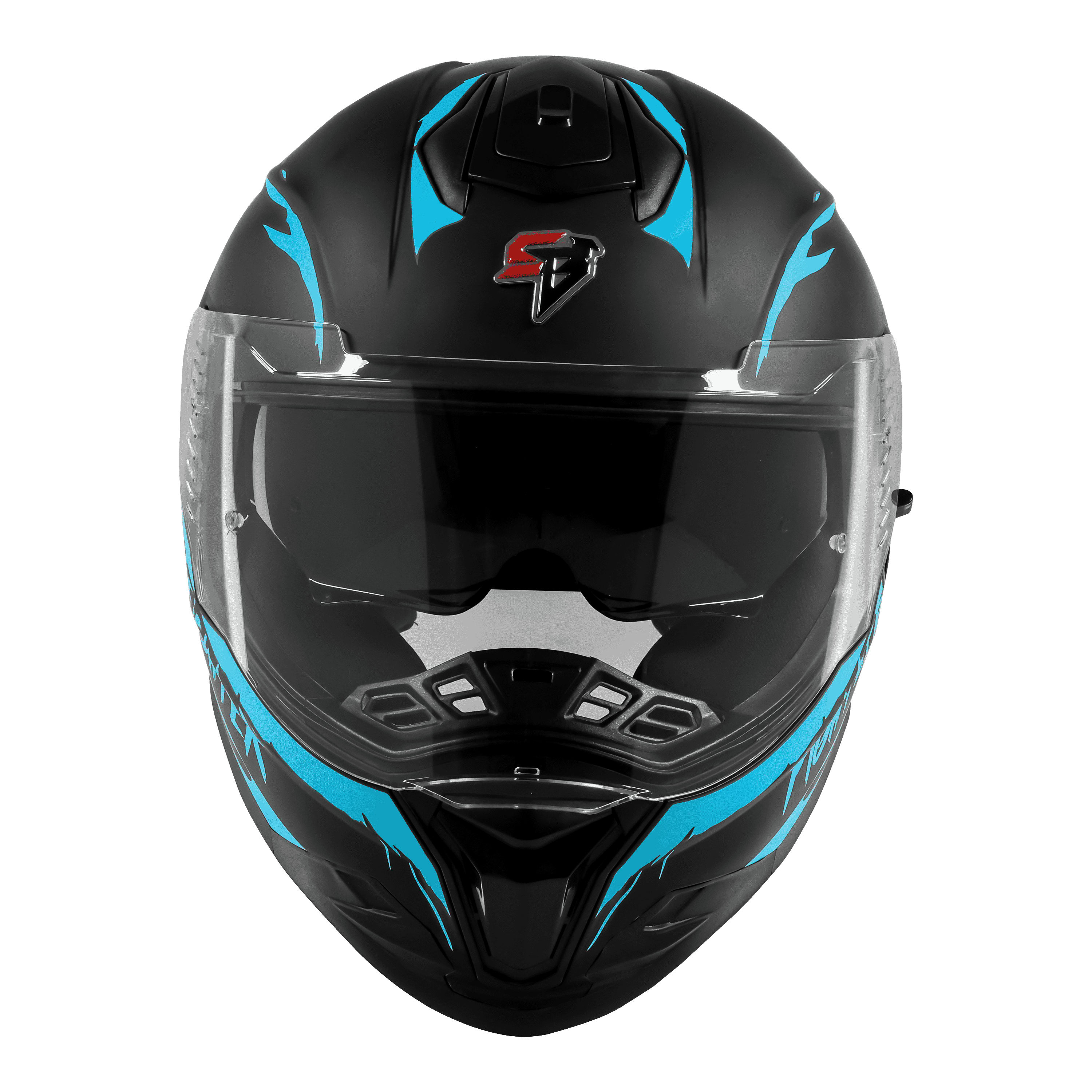 SBH-57 ISS FIGHTER F2 GLOSSY BLACK WITH JAZZ BLUE